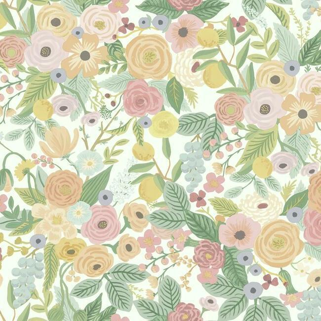 Garden Party - Peel & Stick Wallpaper by Rifle Paper Co.