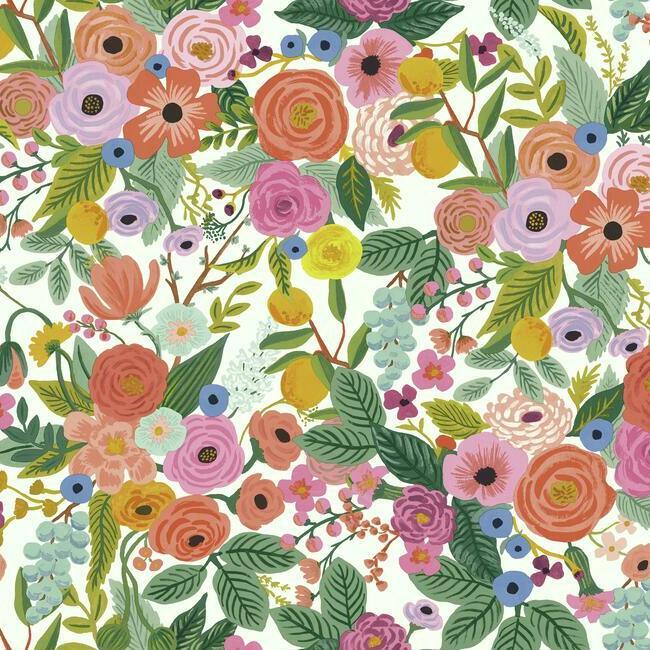 Garden Party - Botanical Wallpaper by Rifle Paper Co.