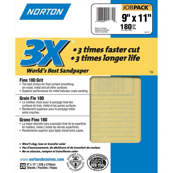 Norton ProSand 3X Sandpaper (Single Sheets)