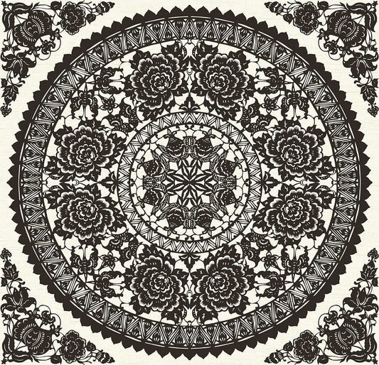 Chinoiserie - Intricate Wallpaper