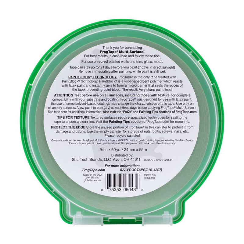 FrogTape® Multi-Surface Painter's Tape - Green